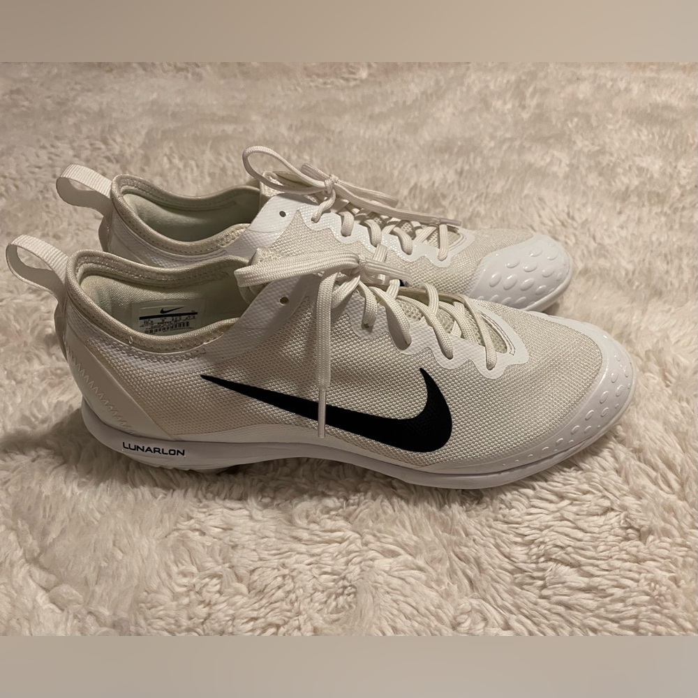 Nike Lunar Hyperdiamond Pro Womens Softball Cleats Size 10.5 White 856433-101